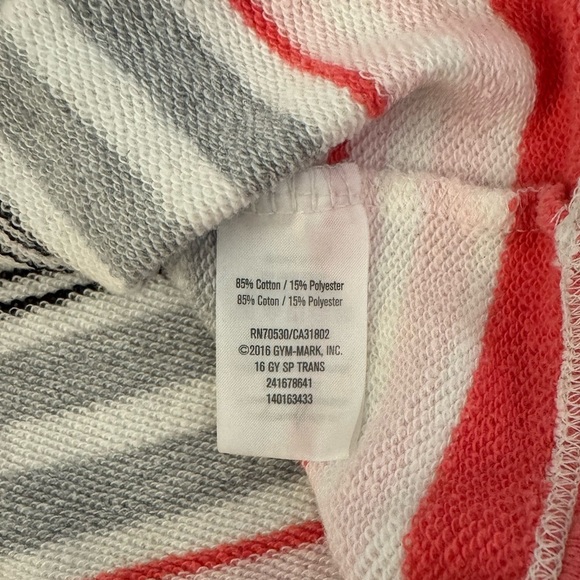 SOLD!! Little girl Gymboree multi color stripe short sleeve sweatshirt dress 6 - Picture 4 of 4